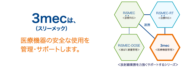 3mec（スリーメック）は医療機器の安全な使用を管理・サポートします。