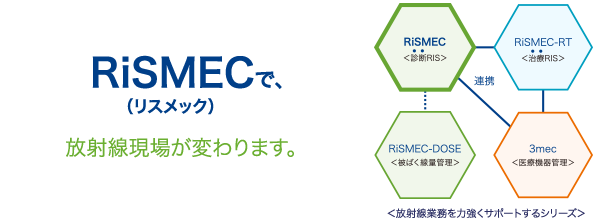 RiSMEC（リスメック）で放射線現場が変わります。